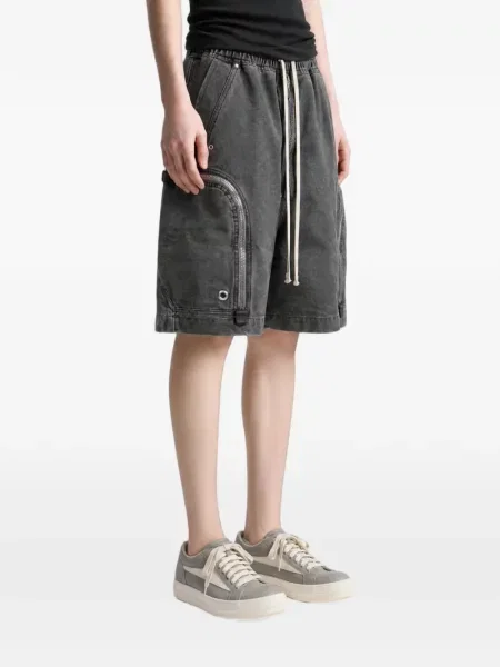 Шорти cargo Rick Owens Drkshdw с връзки сиво