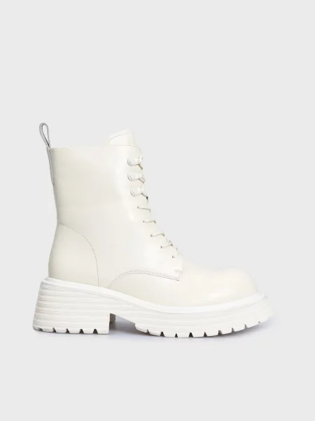 Кожаные ботинки Prpy белые
