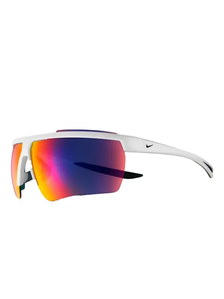Ochelari de soare Nike cu cordon din jerseu cu imprimeu abstract gri