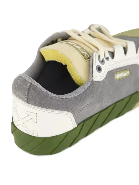 Sneakerși Off-white din piele alb