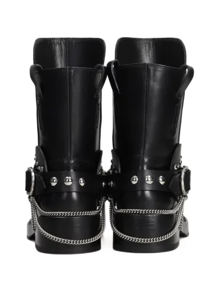 Scurt botine Ann Demeulemeester din piele negru