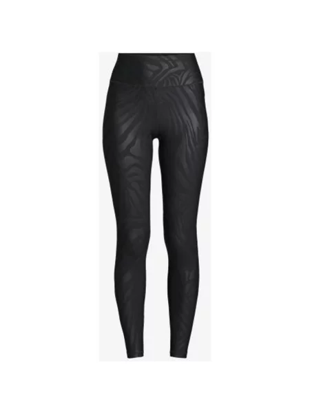 Legginsy długie Casall Heat Printed S czarne