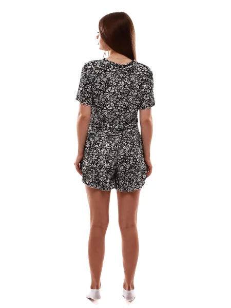 Піжама LUMO віскоза/поліестер чорний