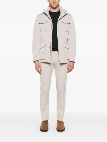 Vilnonis megztinis Woolrich žalia