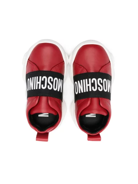 Sneakersy dziecięce Moschino czerwone