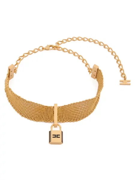 Elisabetta Franchi Choker Auriu