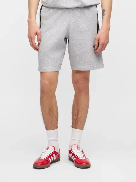 ADIDAS ORIGINALS Nohavice Spacer Teamgeist sivá melírovaná čierna