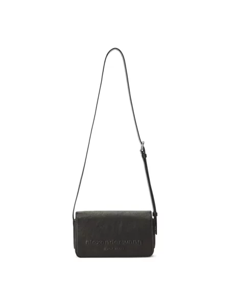 Torebka crossbody Alexander Wang skórzana czarna