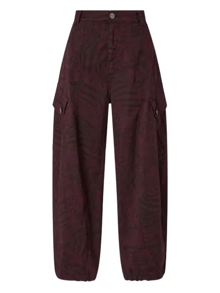 Pantaloni cargo Pinko cu imagine roșu