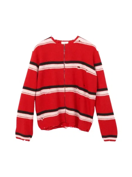 Sweter Second/layer wełniany czerwony