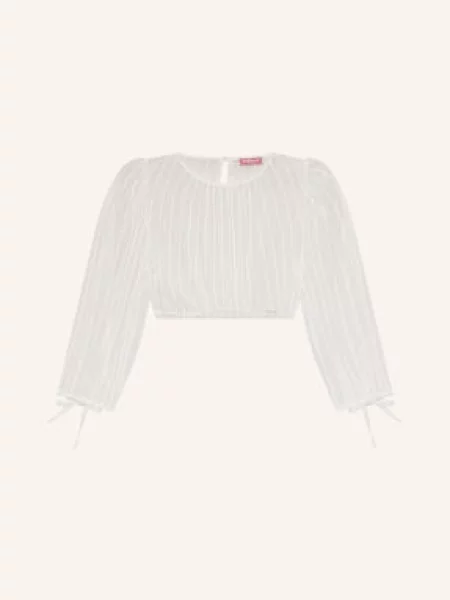 Krüger Bluzka Bawarska Lauryna Z Siateczki weiss biała