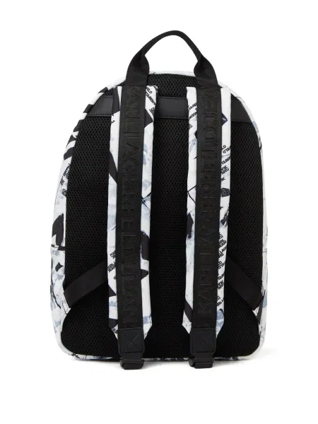 Rucsac Karl Lagerfeld Jeans cu imagine alb