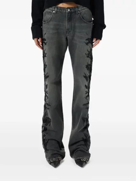 Blugi Blumarine cu model zebră negru