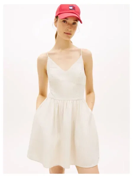 Tommy Jeans De in rochie bej