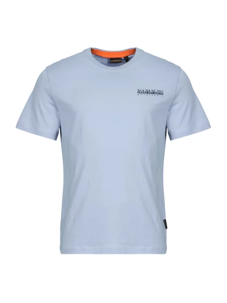 Tričko Napapijri S-Sovana soft chambr modré