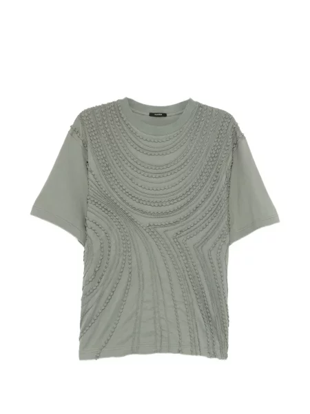 Tricou Taakk cu decolteu rotund verde