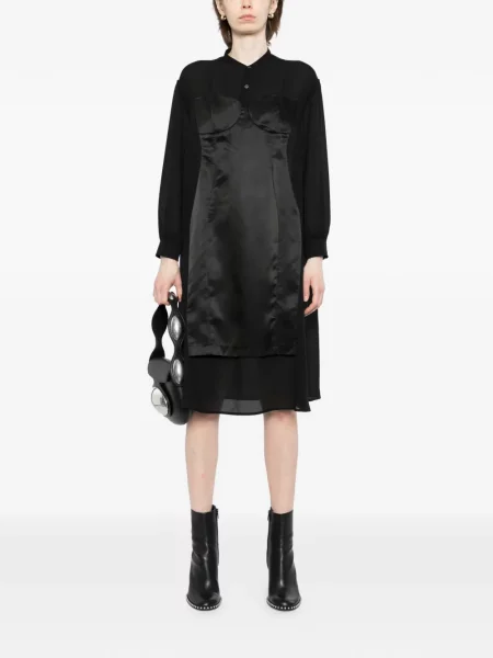 Rochie Undercover din satin negru