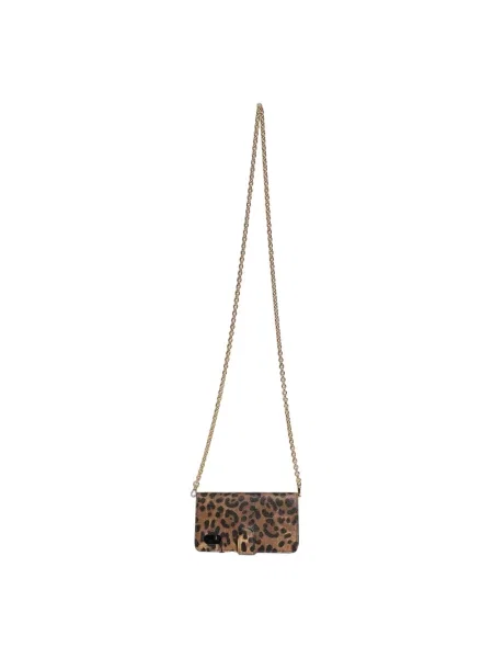 Torebka Dolce And Gabbana skórzana brązowa