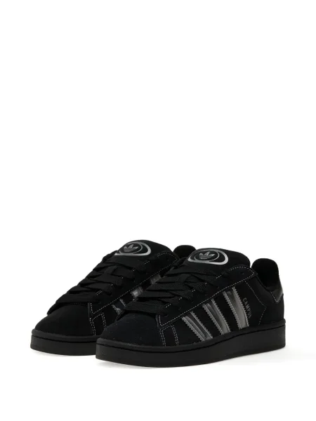 Sneakerși Adidas Gazelle din piele cu bretele albastru