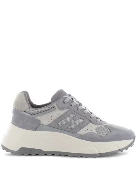 Sneakerși Hogan din piele gri