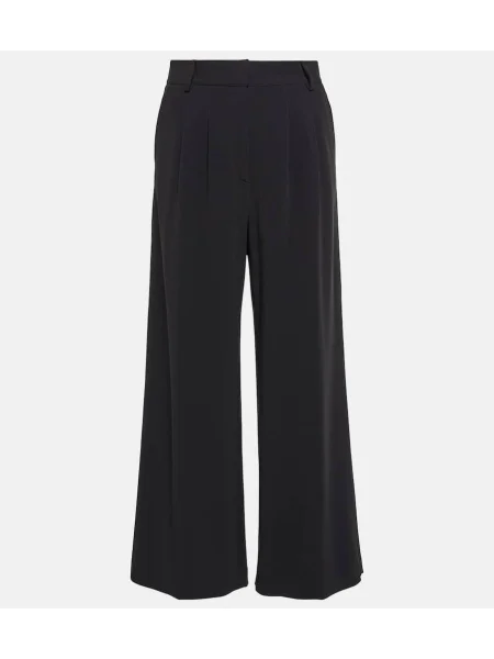 Pantaloni Etro cu talie înaltă negru
