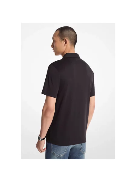 Michael Kors polo gładki czarny