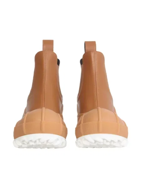 Botki Stella Mccartney na platformie brązowe