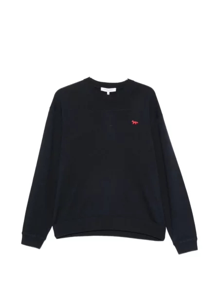 Pulover Maison Kitsune albastru