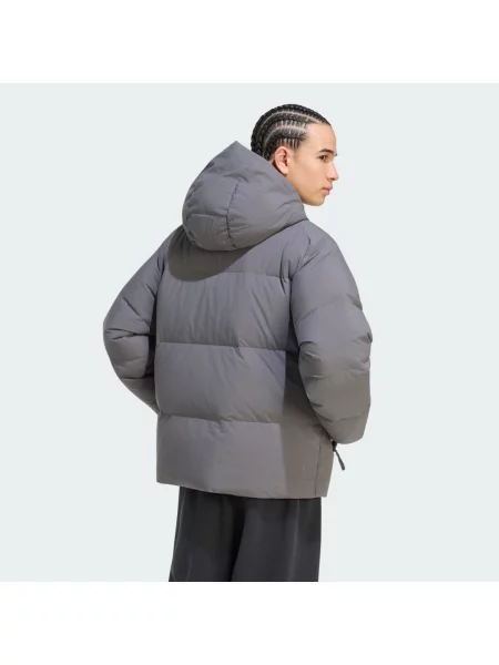 PÉŘOVÁ BUNDA S KAPUCÍ HELIONIC PUFFER šedá
