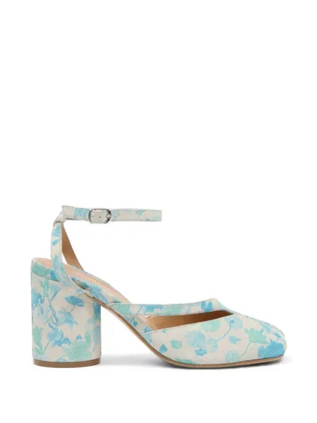 Pantofi cu toc Maison Margiela cu model floral cu imagine