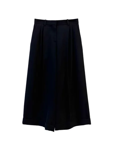Pantaloni The Row plisate albastru
