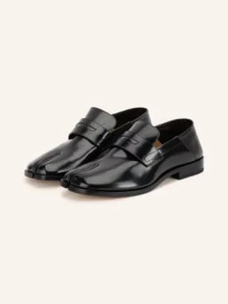 Maison Margiela Penny Mokasíny Tabi černá