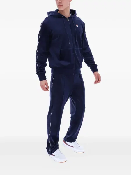 Είδος βελούδου hoodie Fila μπλε