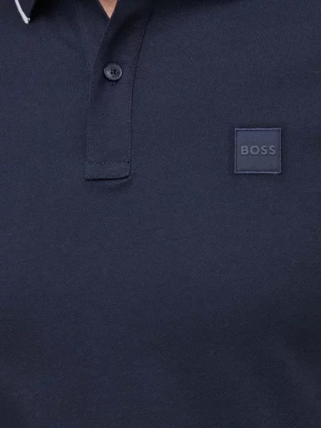 BOSS Orange поло з Passertip помаранчеве