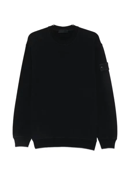 Lung pulover Stone Island cu strasuri albastru