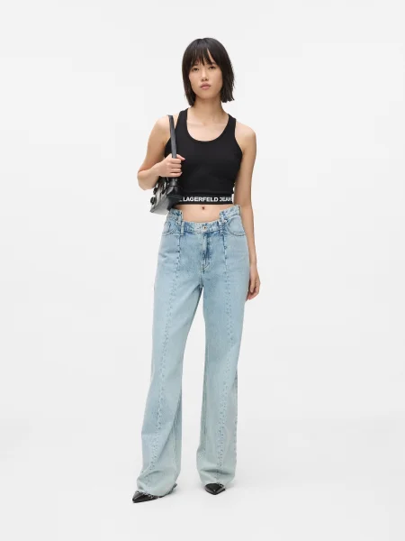 KARL LAGERFELD JEANS Kavbojke svetlo modra
