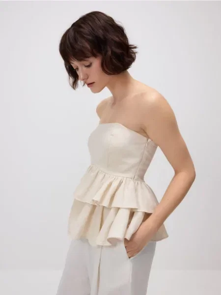 Bluzka Reserved beżowa