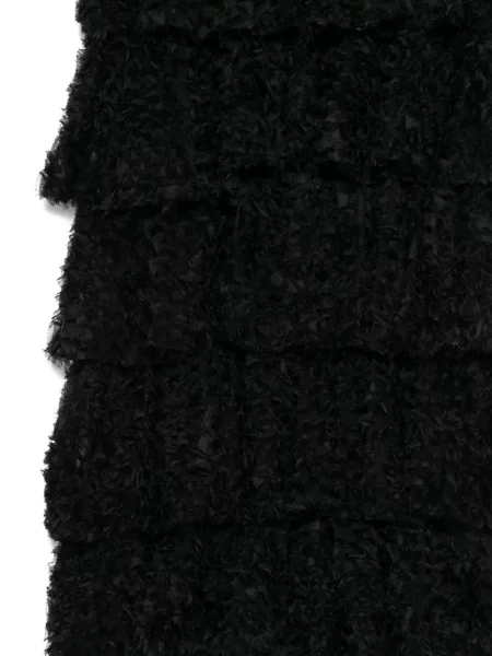 Rochie Karl Lagerfeld cu volane de costum negru