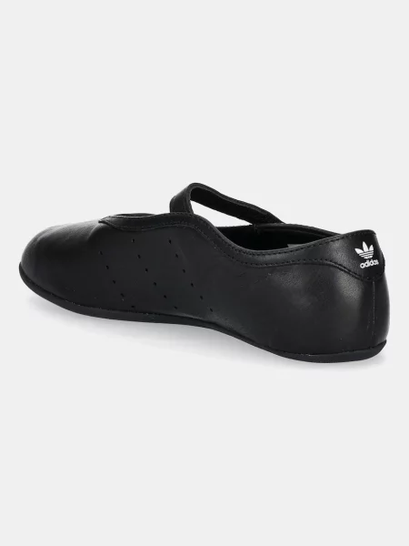 Balerinki Adidas Originals skórzane czarne
