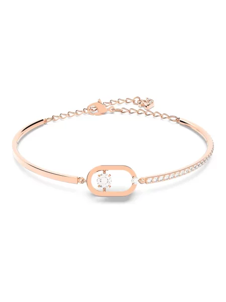 Bransoletka Swarovski do tańca różowa