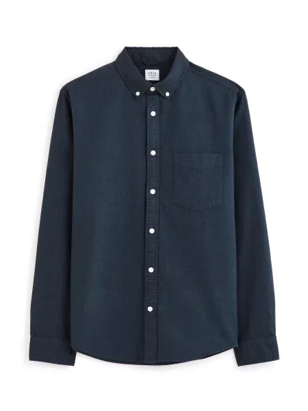 Keprová košile Celio modrá