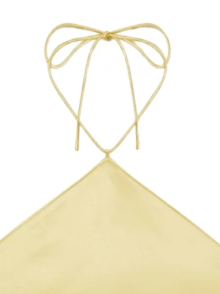 Halter nyakú felső Eterne sárga