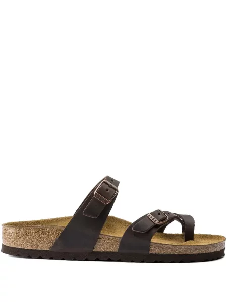 Sandale Birkenstock cu cataramă maro