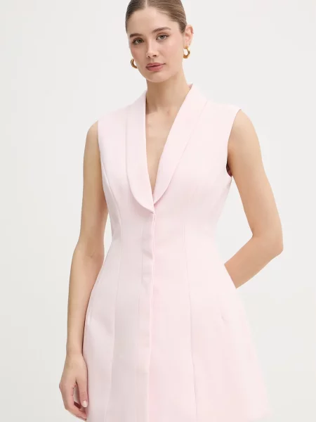 Sukienka Bardot różowa