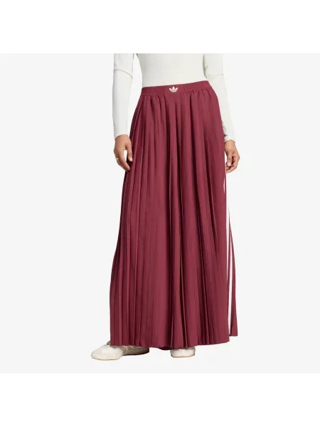 Pantaloni adidas Pleated Track Pants Shadow Red XL roșu
