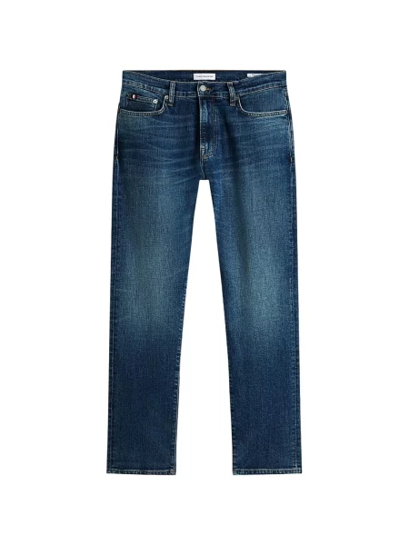 Blugi drepți Tommy Hilfiger Denton albastru