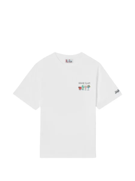 Tricou Mc2 Saint Barth cu broderie alb