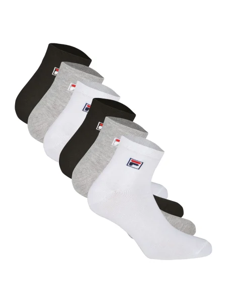 FILA Ponožky šedá / černá bílá