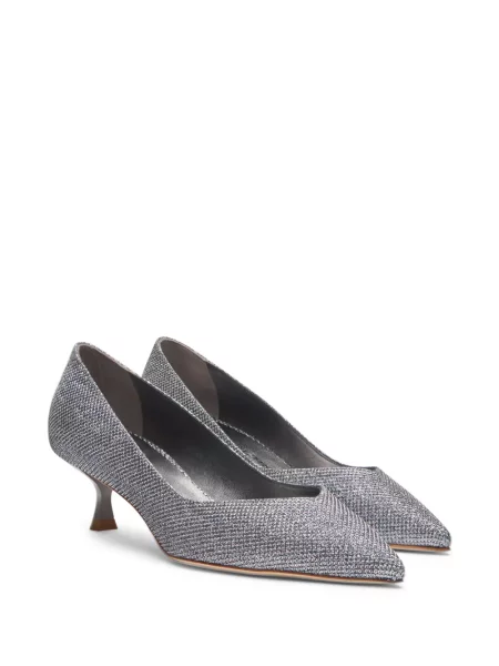 Lodičky Stuart Weitzman stříbrné
