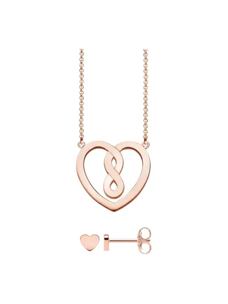 Naszyjnik Thomas Sabo w serca różowy